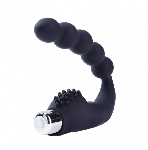 MizzZee - Pull Beaded Prostate Massager (Battery - Black)